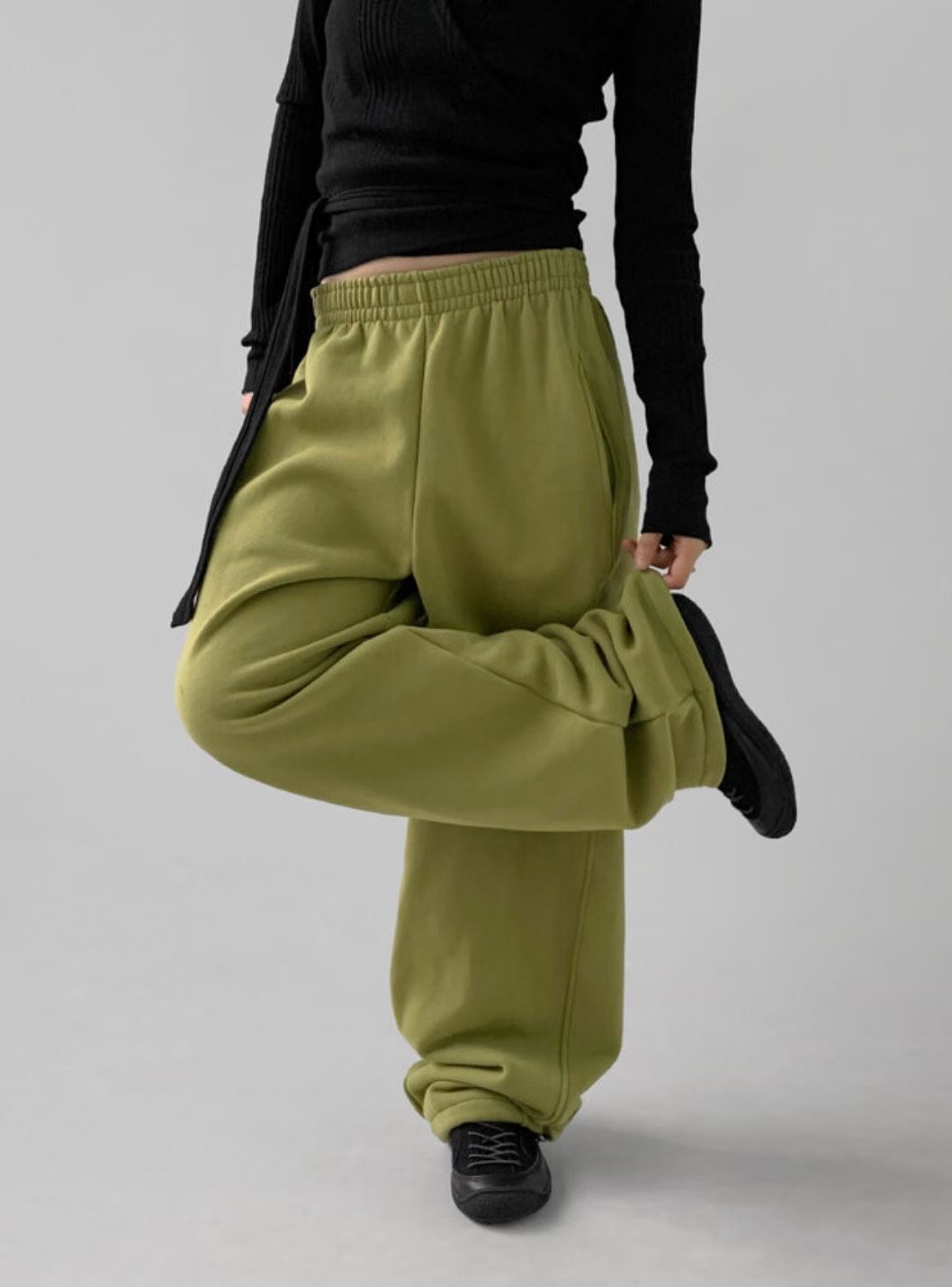 UNSANE韓國代購㊣女士新款真品25秋冬熱賣休閑人氣時尚休閑褲UNSANE休閑褲圖色3