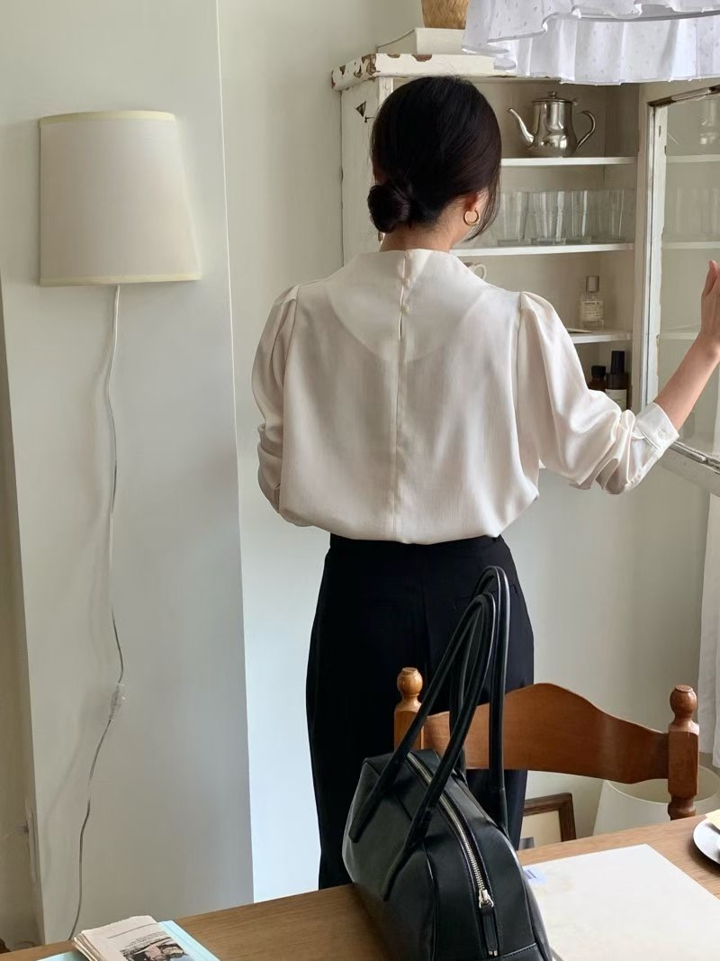 ON-NI-언니-T東大門㊣直郵女士新品人氣25秋冬襯衫蕾絲衫ON-NI襯衫/蕾絲衫