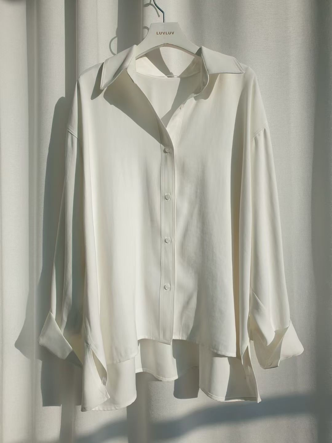 LUVLUV-럽럽-OT東大門㊣直郵女士新品推薦休閑襯衫蕾絲衫LUVLUV-럽럽-OT襯衫/蕾絲衫圖色2