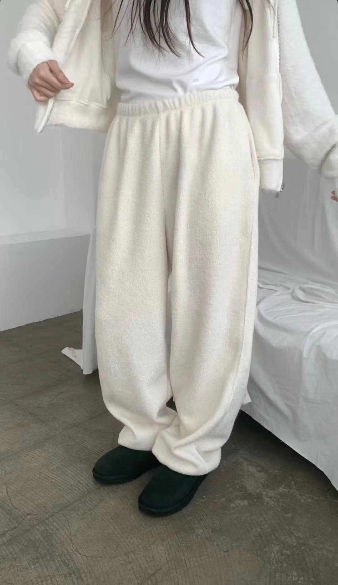 DE ONDO韓國直郵㊣女士新款人氣推薦熱賣25秋冬休閑休閑褲DE ONDO休閑褲圖色1