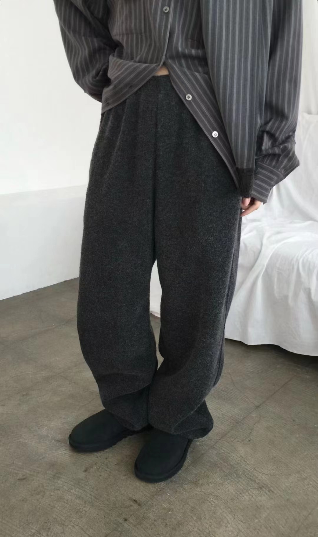 DE ONDO韓國直郵㊣女士新款人氣推薦熱賣25秋冬休閑休閑褲DE ONDO休閑褲圖色2