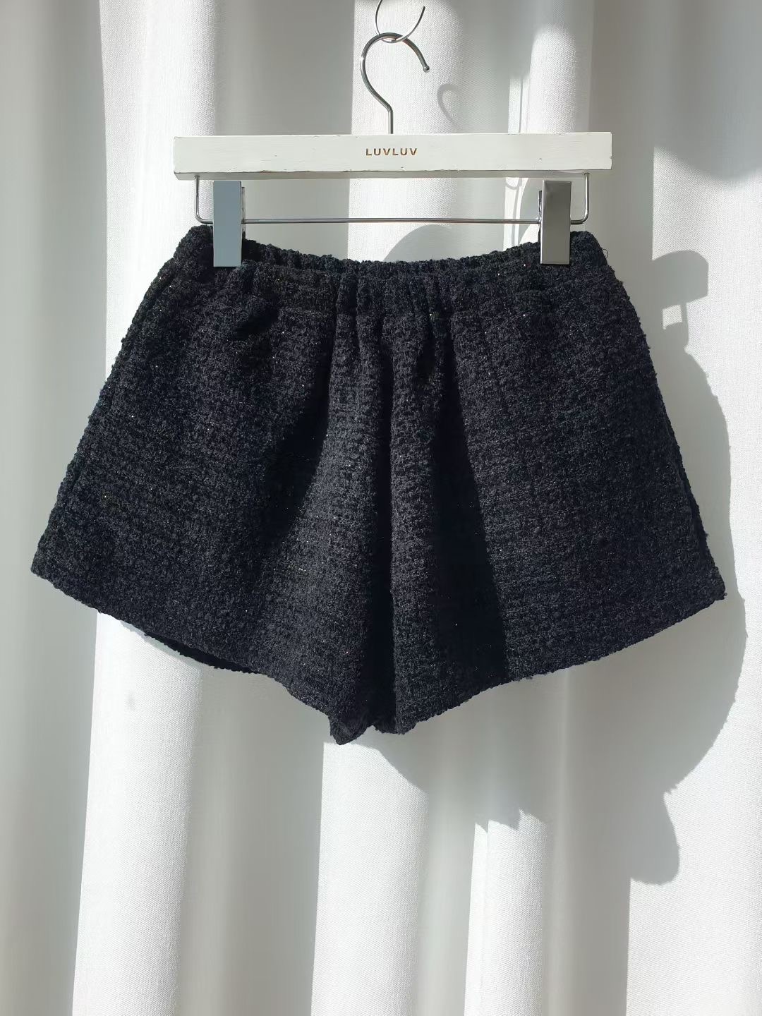 LUVLUV-럽럽-OT東大門㊣實拍女士新款真品25秋冬短褲花呢LUVLUV-럽럽-OT短褲圖色1