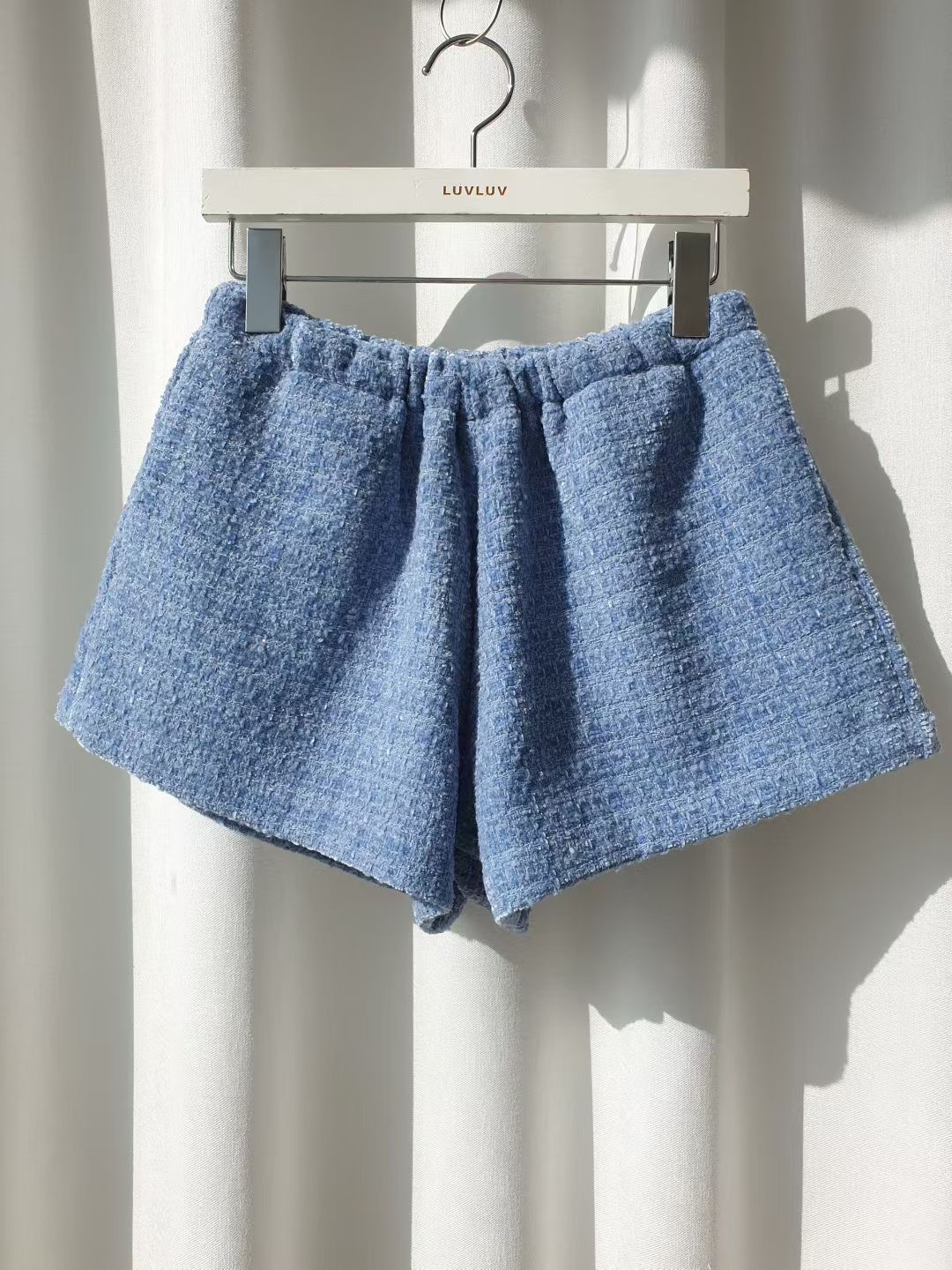 LUVLUV-럽럽-OT東大門㊣實拍女士新款真品25秋冬短褲花呢LUVLUV-럽럽-OT短褲圖色3