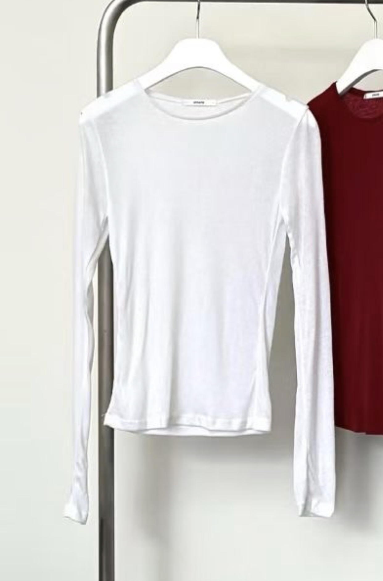 UNSANE東大門㊣代購女士新款熱賣真品推薦人氣長袖T恤羊毛柔軟UNSANE長袖T恤圖色1