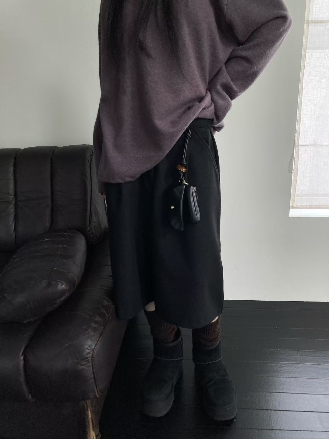 UNSANE東大門㊣代購女裝新款熱賣25秋冬推薦時尚真品休閑短褲UNSANE短褲