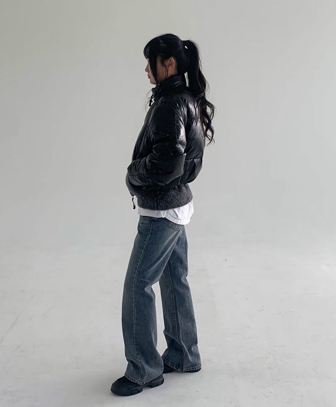 UNSANE東大門㊣代購女士新款真品職業時尚推薦25秋冬短款羽絨服UNSANE短款羽絨服