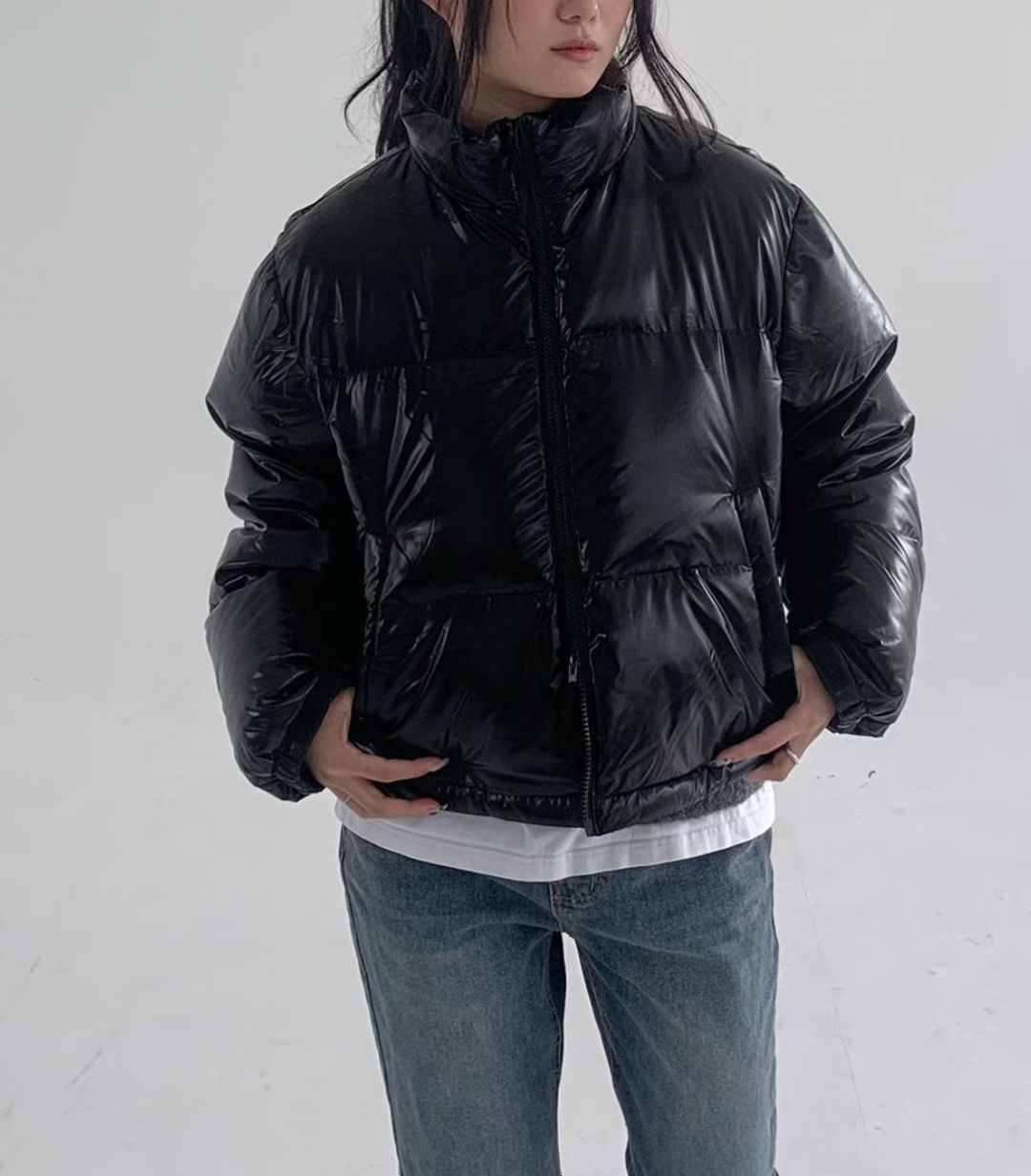 UNSANE東大門㊣代購女士新款真品職業時尚推薦25秋冬短款羽絨服UNSANE短款羽絨服圖色2