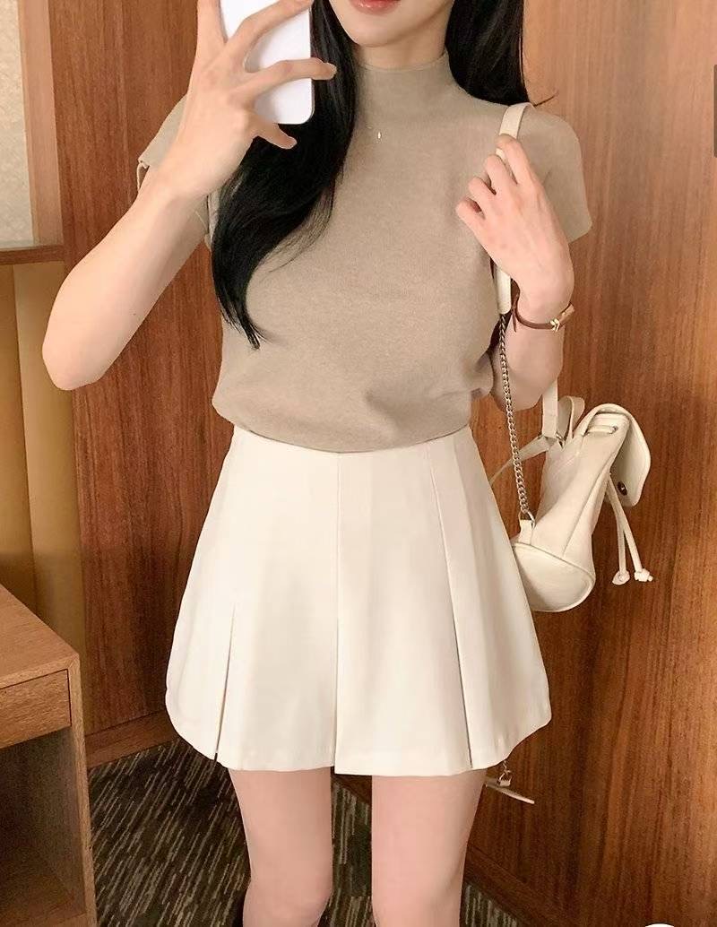 ON-NI-언니-T東大門㊣實拍女裝新款職業人氣真品25秋冬T恤ON-NIT恤圖色2