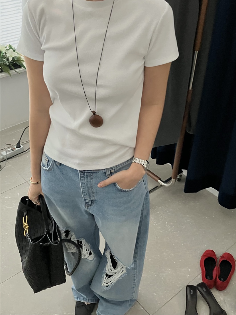 MADE-P韓國代購㊣女裝新款推薦職業熱賣真品休閑人氣時尚T恤MADE-PT恤