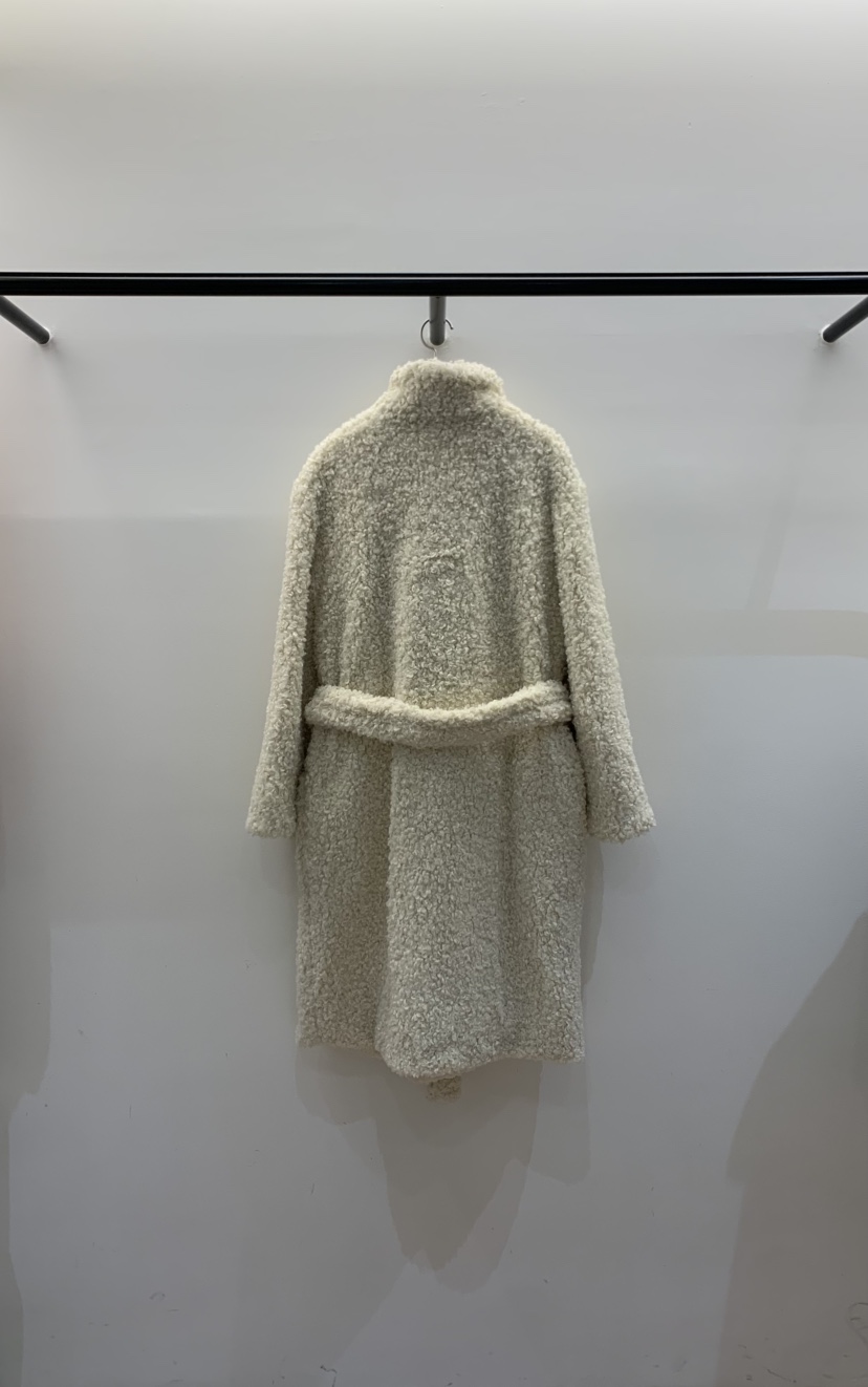 LA CREME韓國直郵㊣女裝新品25秋冬推薦熱賣中長款大衣含腰帶LA CREME中長款大衣