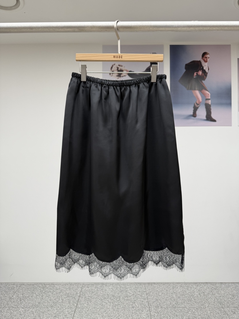 MADE-P韓國代購㊣女裝新款熱賣時尚25秋冬休閑半身裙中短裙MADE-P半身裙/中短裙圖色1