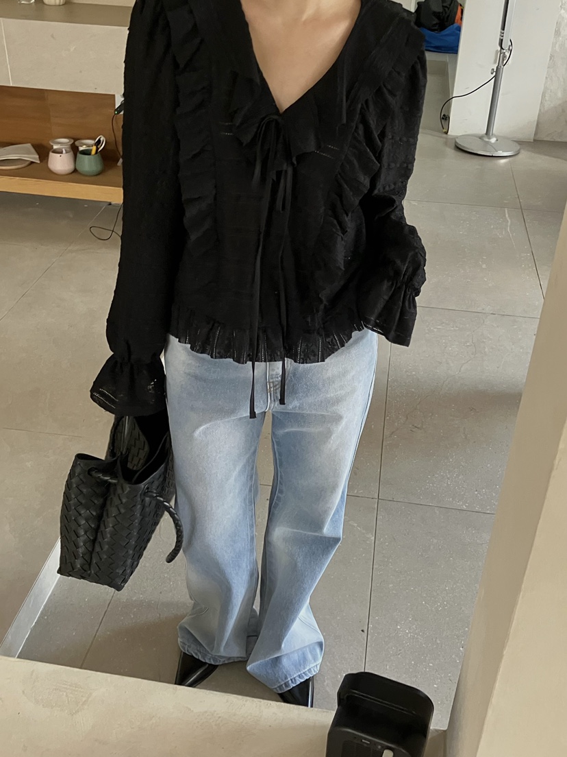 MADE-P東大門㊣直郵女士新品職業推薦休閑時尚熱賣襯衫蕾絲衫MADE-P襯衫/蕾絲衫