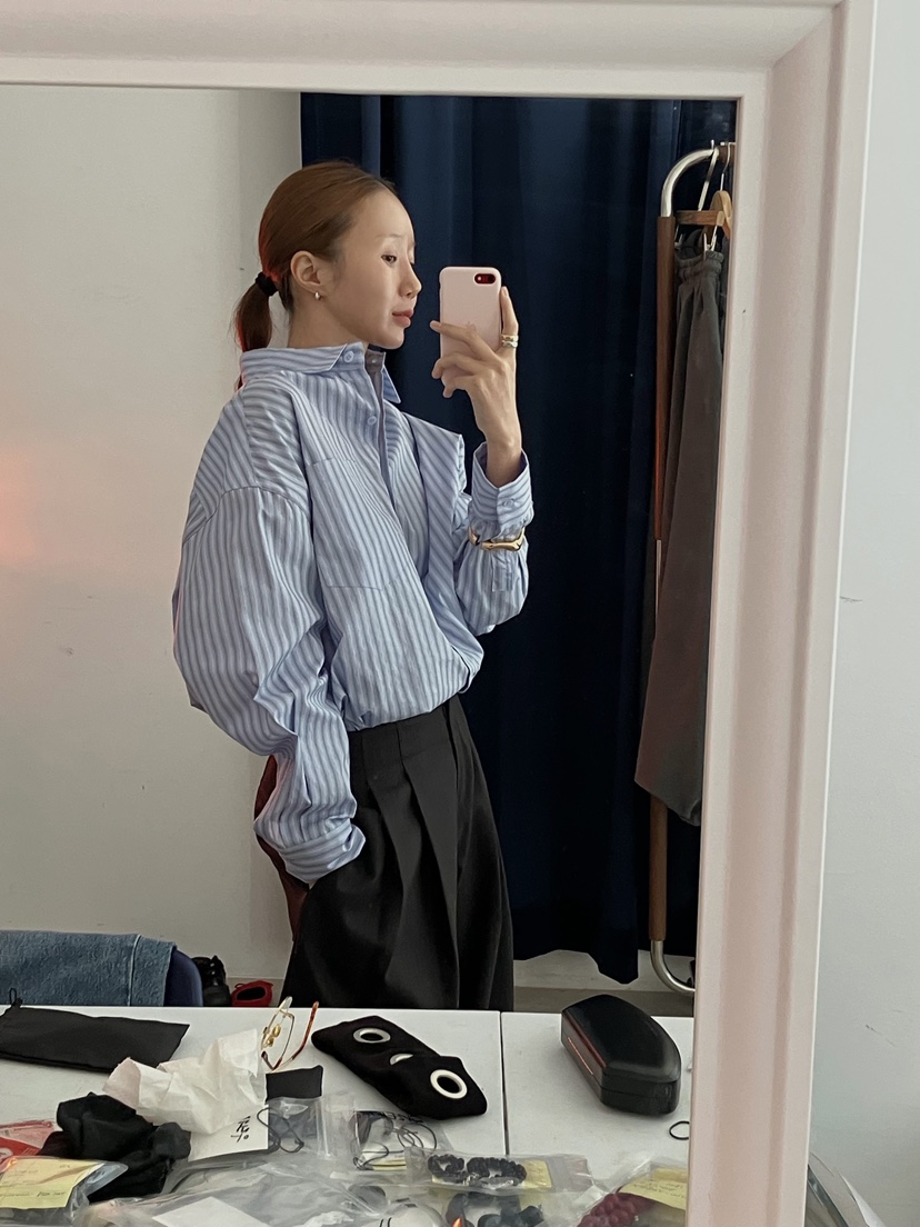 MADE-P韓國代購㊣女士新款人氣真品職業推薦時尚襯衫蕾絲衫MADE-P襯衫/蕾絲衫