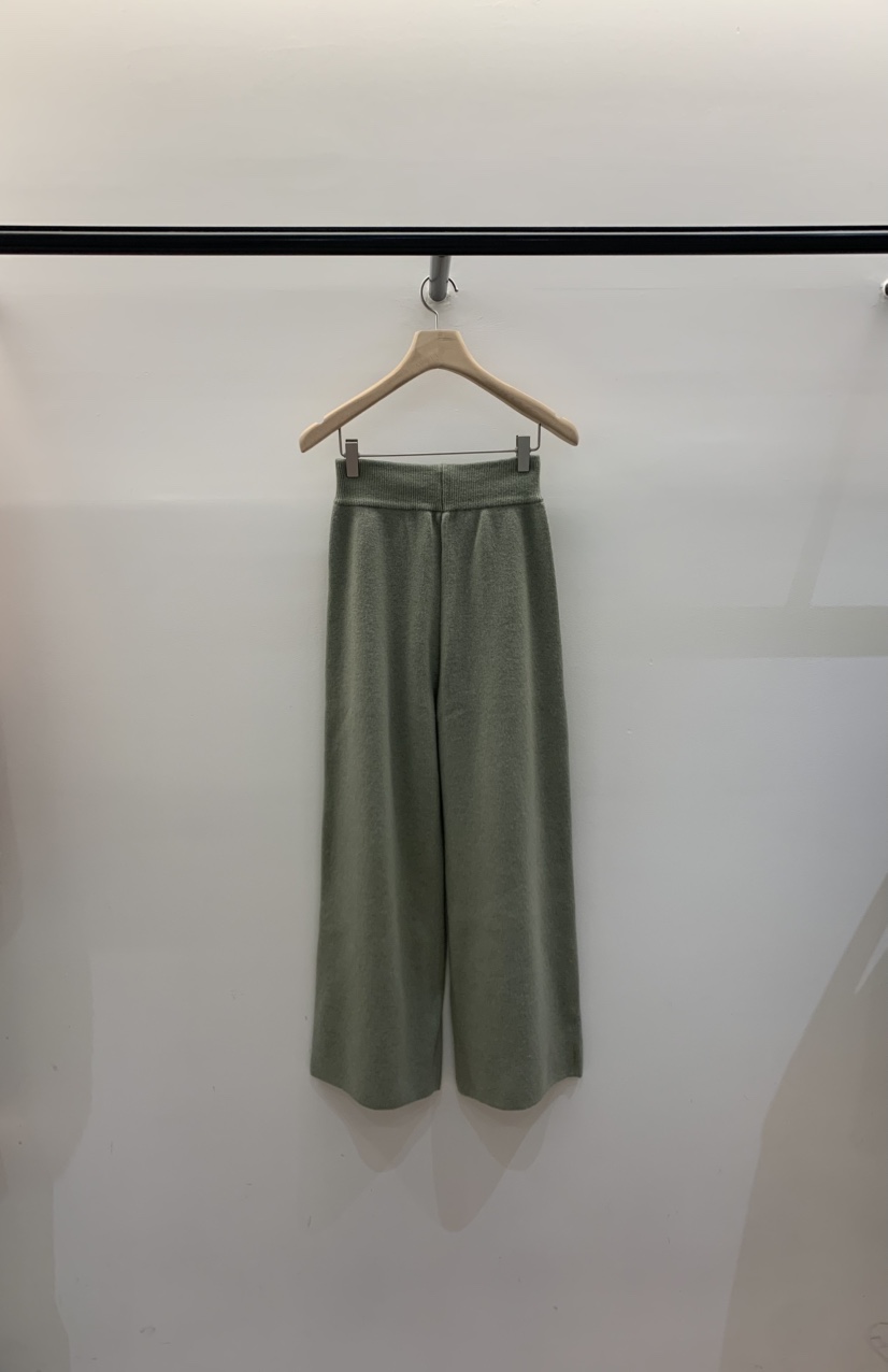 LA CREME韓國代購㊣女士新品熱賣職業休閑人氣休閑褲針織褲LA CREME休閑褲