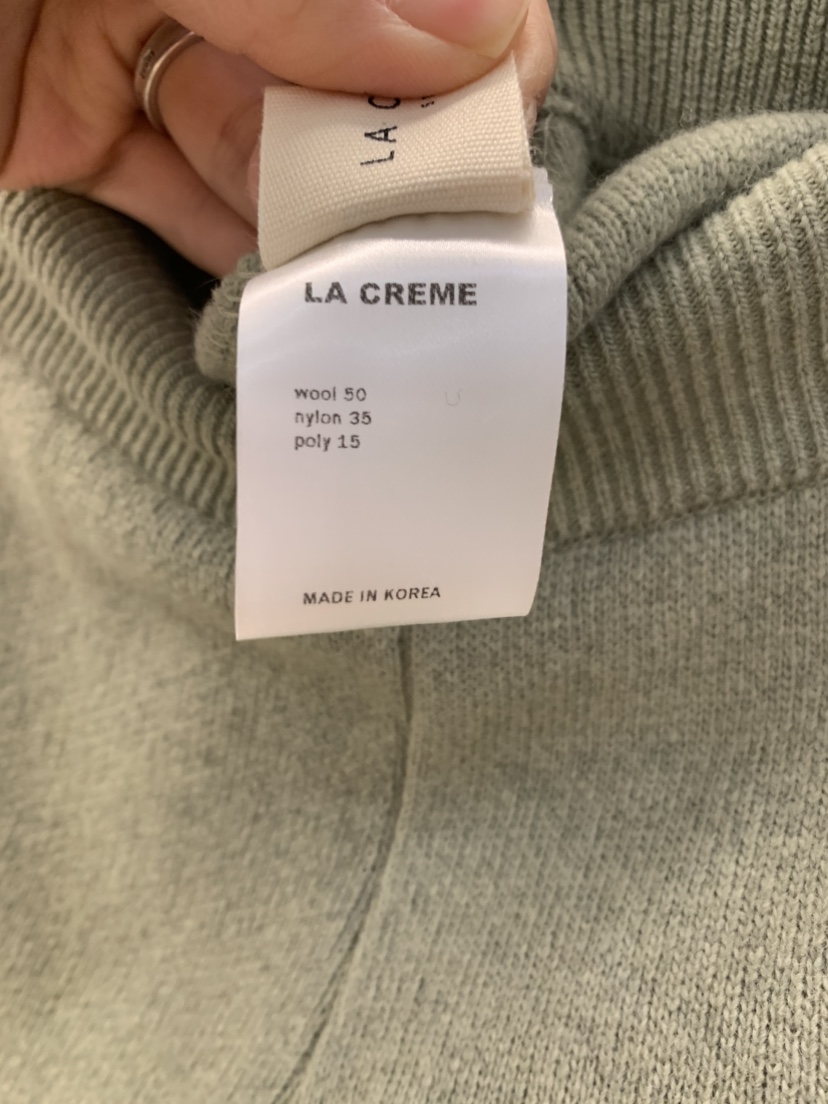 LA CREME韓國代購㊣女士新品熱賣職業休閑人氣休閑褲針織褲LA CREME休閑褲