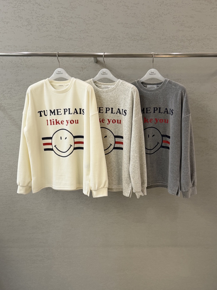 PLAYBUTTON-P東大門㊣實拍女士新款職業熱賣休閑真品長袖T恤PLAYBUTTON長袖T恤