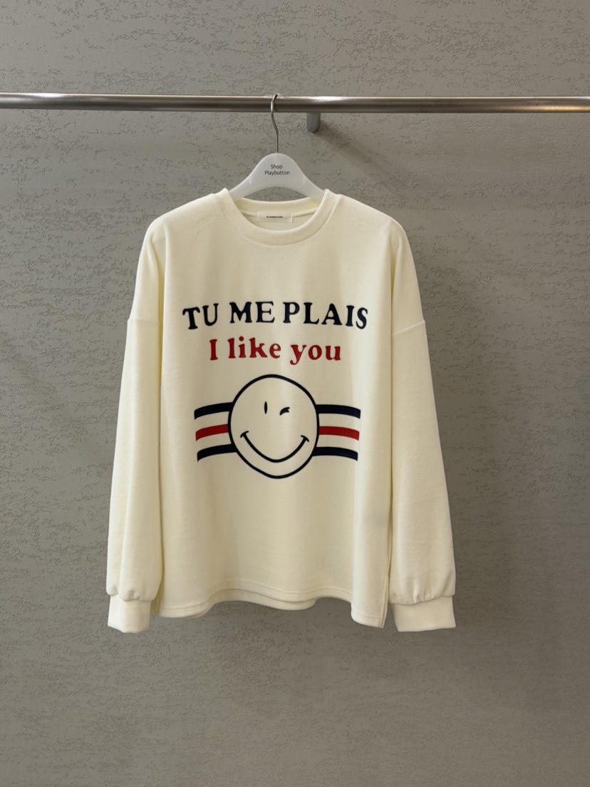 PLAYBUTTON-P東大門㊣實拍女士新款職業熱賣休閑真品長袖T恤PLAYBUTTON長袖T恤圖色2