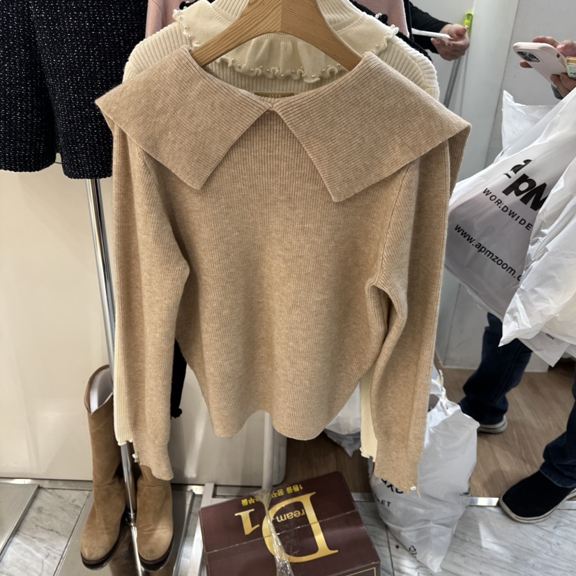 ABLESTUDIO東大門㊣直郵女裝新品休閑時尚25秋冬職業針織衫ABLESTUDIO針織衫