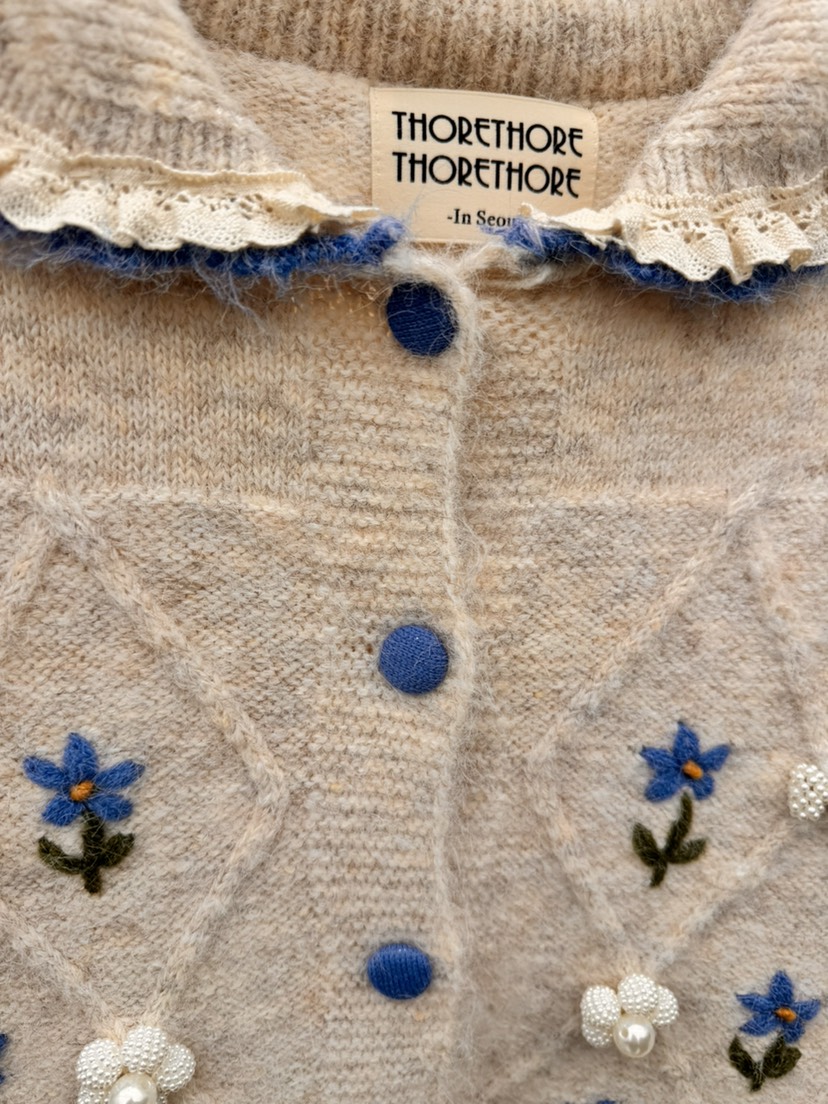 THORE韓國代購㊣女士新品休閑真品推薦熱賣時尚人氣25秋冬毛衣THORE毛衣