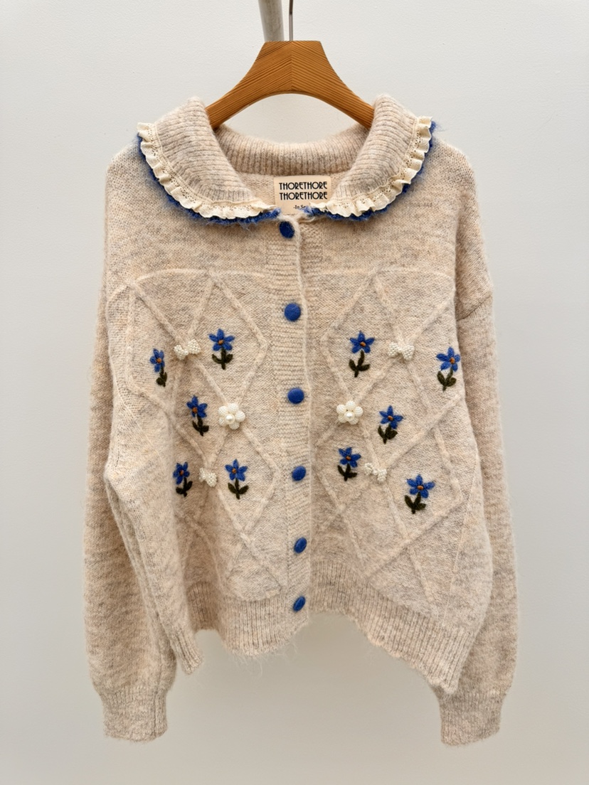 THORE韓國代購㊣女士新品休閑真品推薦熱賣時尚人氣25秋冬毛衣THORE毛衣圖色1