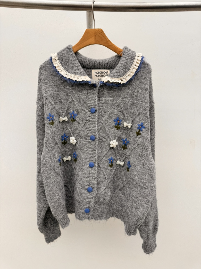 THORE韓國代購㊣女士新品休閑真品推薦熱賣時尚人氣25秋冬毛衣THORE毛衣圖色2