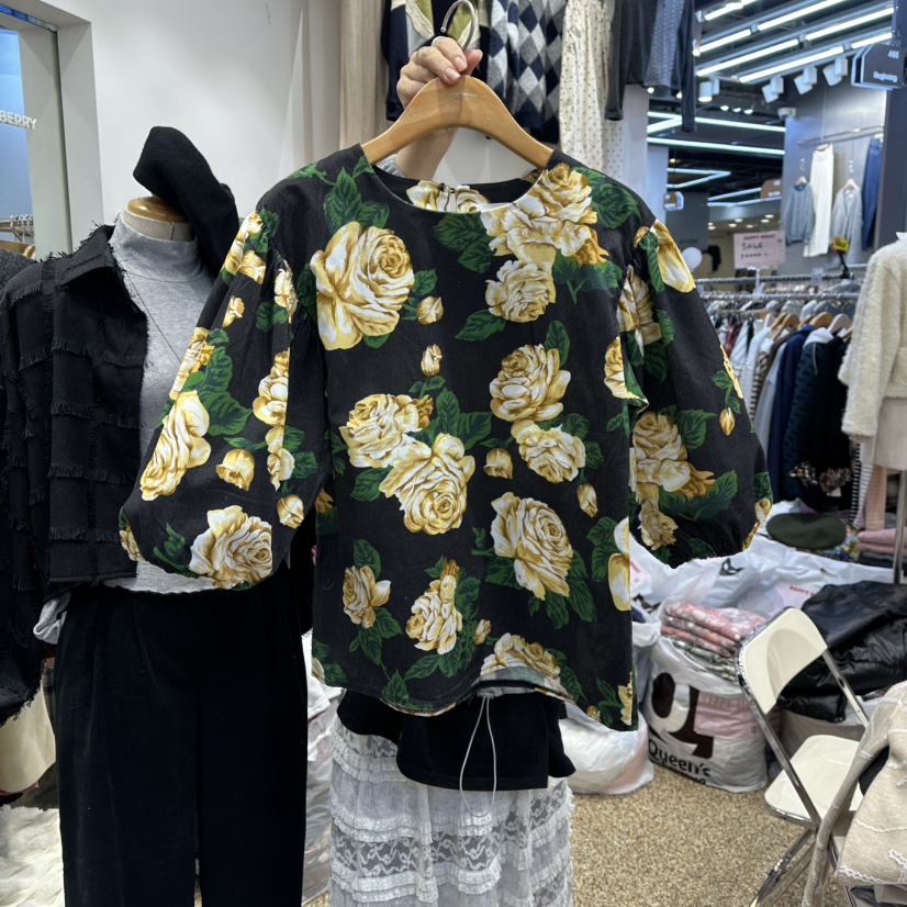 HAPPYBERRY韓國代購㊣女士新品熱賣25秋冬真品職業襯衫蕾絲衫HAPPYBERRY襯衫/蕾絲衫圖色1