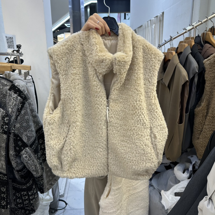 SANS東大門㊣直郵女裝新款推薦真品休閑時尚職業熱賣25秋冬馬甲SANS馬甲圖色2