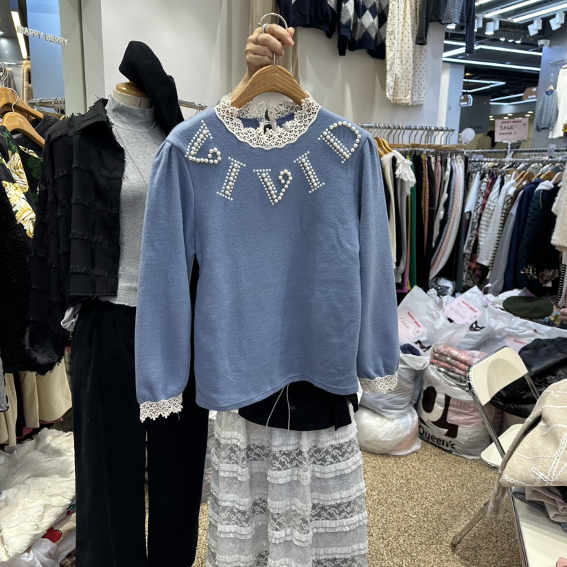 HAPPYBERRY東大門㊣實拍女士新款推薦休閑人氣時尚職業長袖T恤HAPPYBERRY長袖T恤圖色1