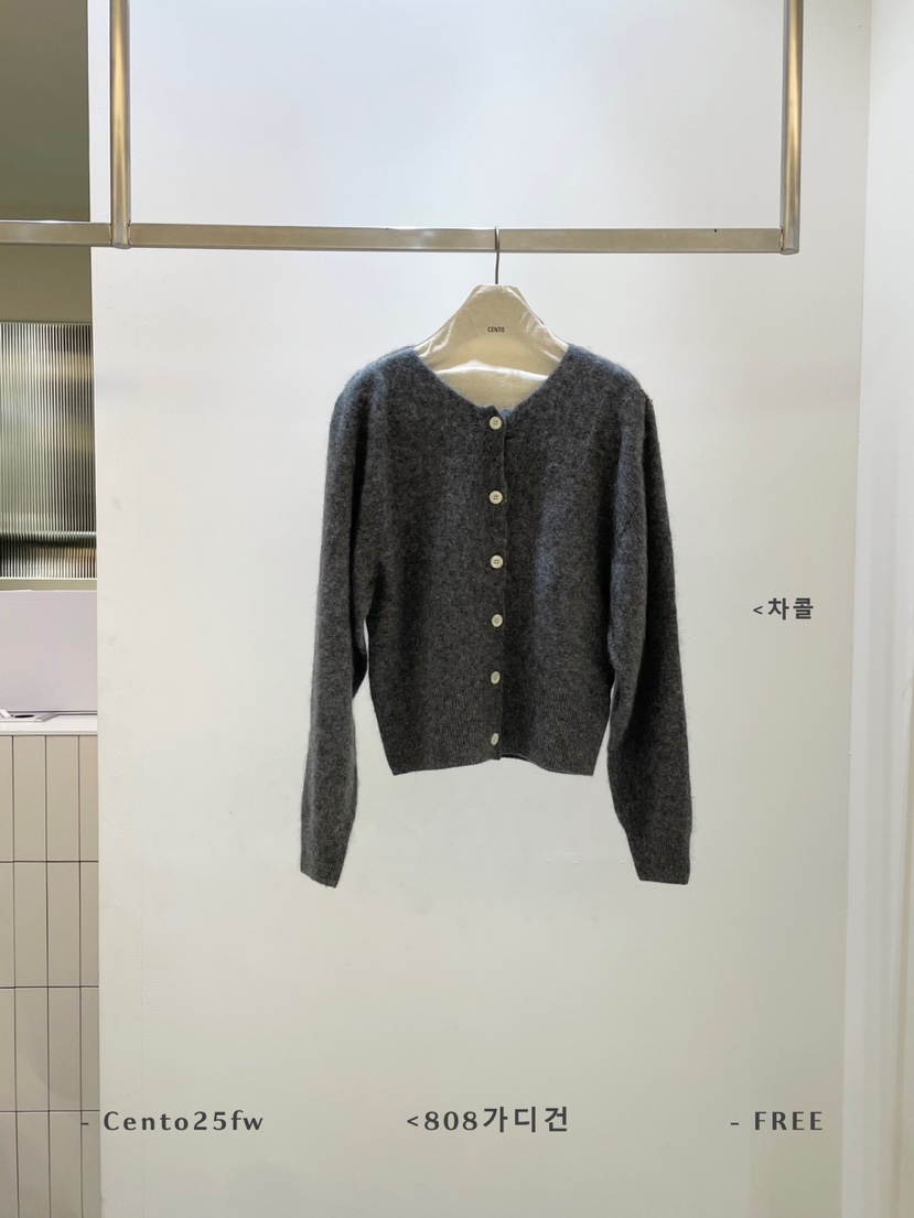 CENTO韓國代購㊣女士新款職業熱賣時尚真品推薦人氣毛衣開襟衫CENTO毛衣圖色4