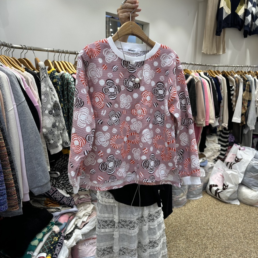 HAPPYBERRY東大門㊣實拍女裝新品職業時尚25秋冬休閑長袖T恤HAPPYBERRY長袖T恤圖色2