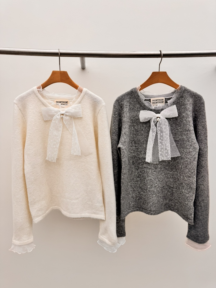 THORE韓國代購㊣女裝新品熱賣人氣休閑時尚推薦職業真品針織衫THORE針織衫