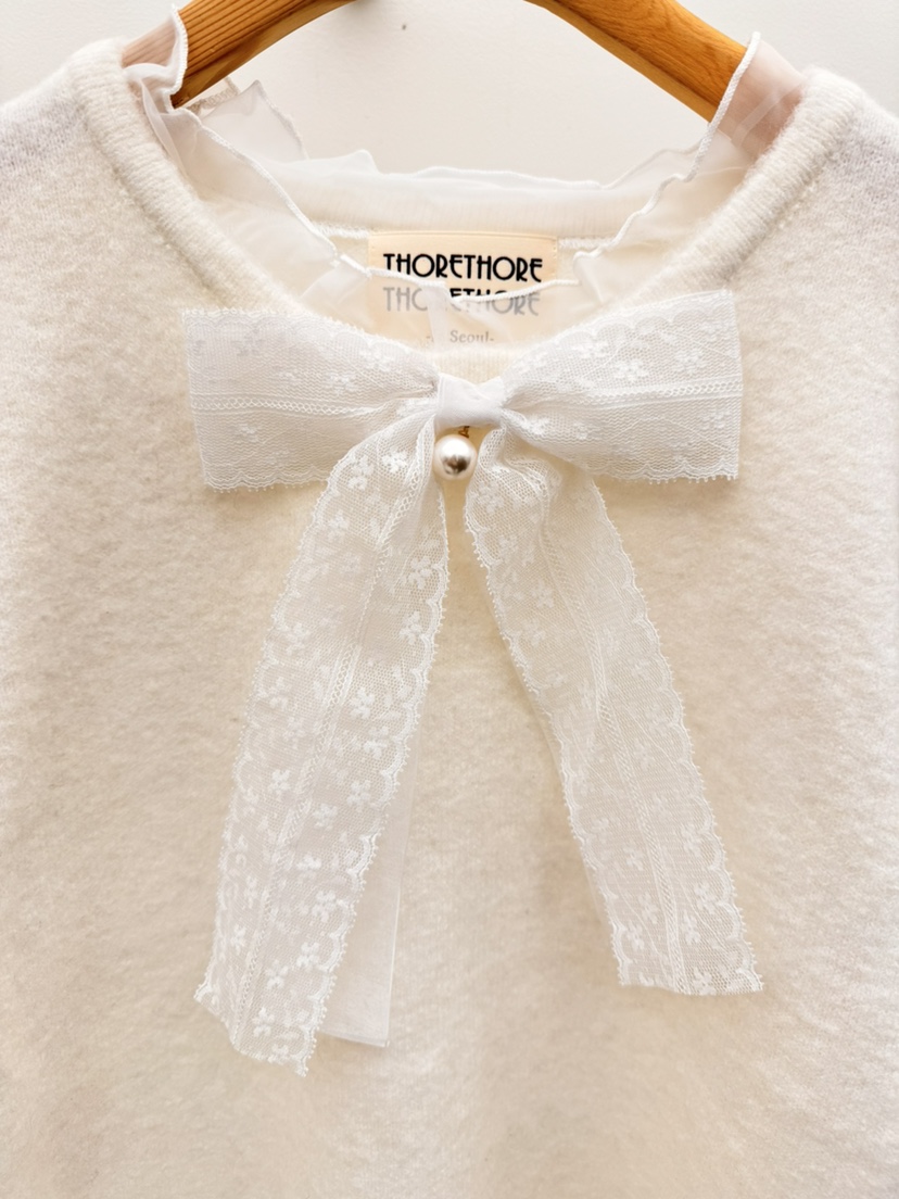 THORE韓國代購㊣女裝新品熱賣人氣休閑時尚推薦職業真品針織衫THORE針織衫