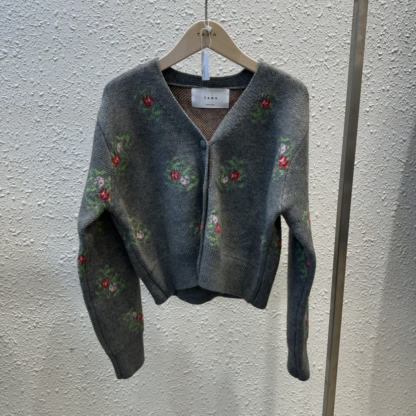 TARA東大門㊣直郵女士新款熱賣推薦休閑時尚職業真品毛衣開衫TARA毛衣圖色2