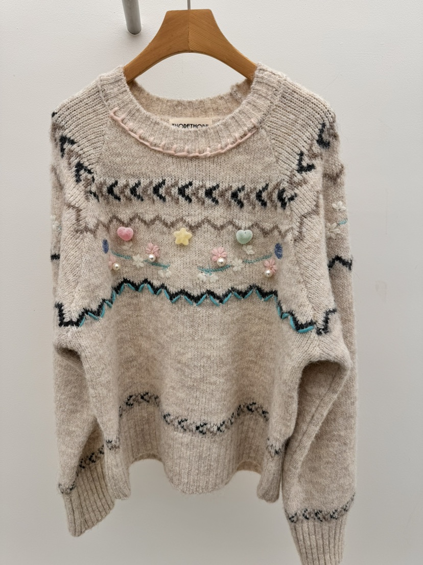 THORE東大門㊣代購女裝新款推薦真品時尚熱賣人氣25秋冬毛衣THORE毛衣圖色1