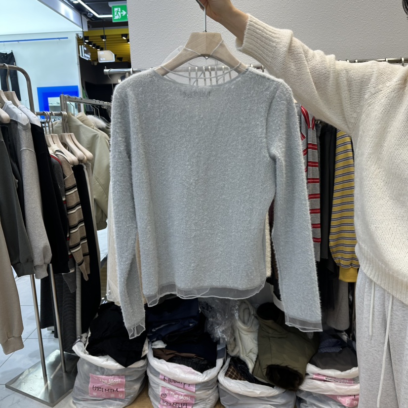 THE MOST-Q東大門㊣直郵女裝新品真品25秋冬人氣休閑針織衫THE MOST針織衫