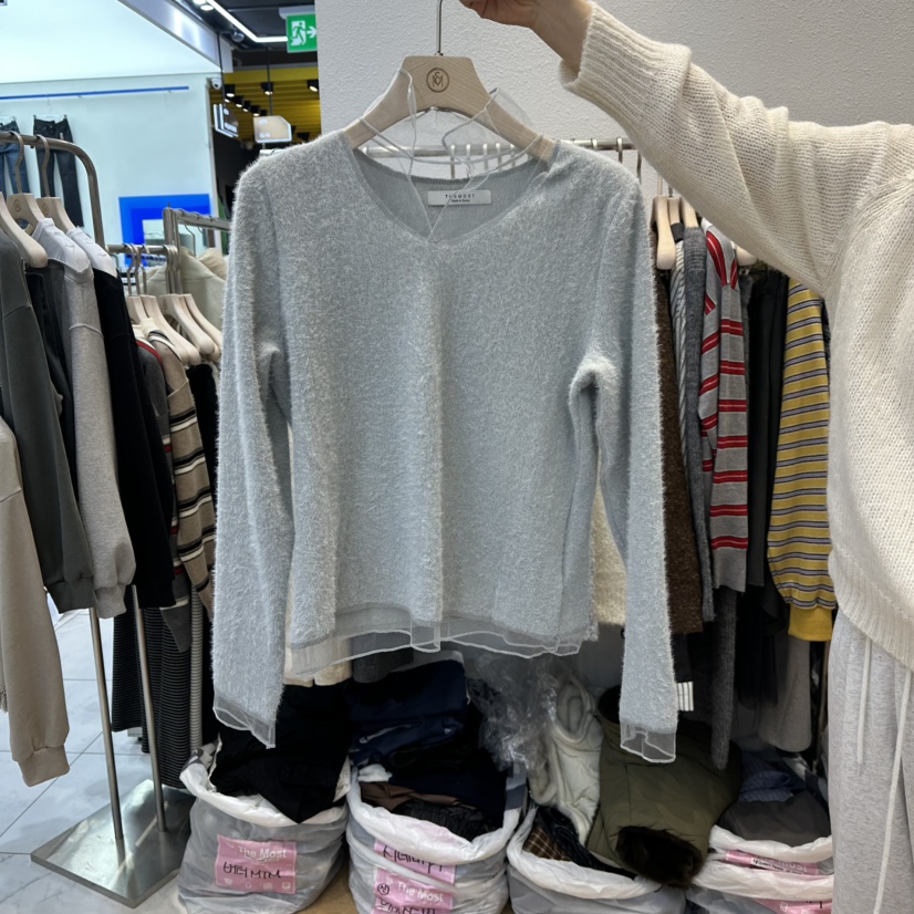 THE MOST-Q東大門㊣直郵女裝新品真品25秋冬人氣休閑針織衫THE MOST針織衫圖色2