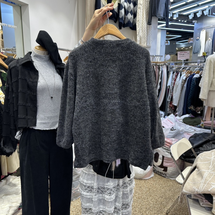 HAPPYBERRY韓國代購㊣女士新品職業25秋冬熱賣真品時尚針織衫HAPPYBERRY針織衫