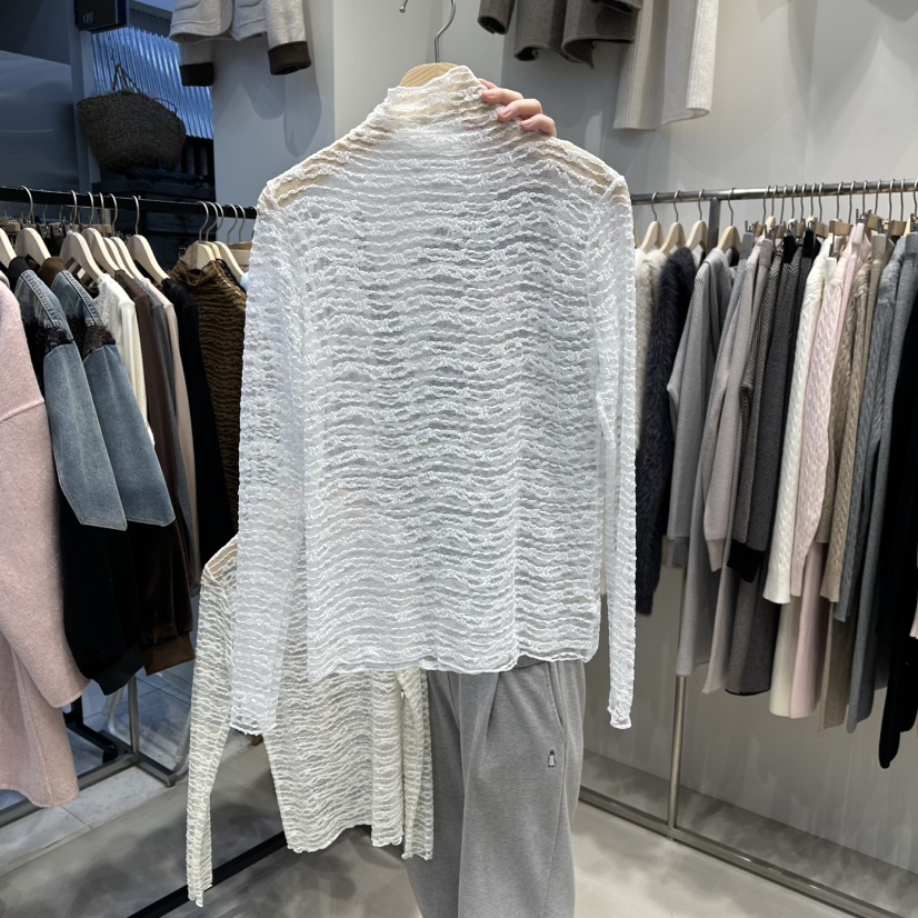 HOT PLACE/DREAM GIRIS/HOT ISSUE東大門㊣代購女士新款真品襯衫蕾絲衫HOT PLACE/DREAM GIRIS/HOT ISSUE襯衫/蕾絲衫圖色1白色