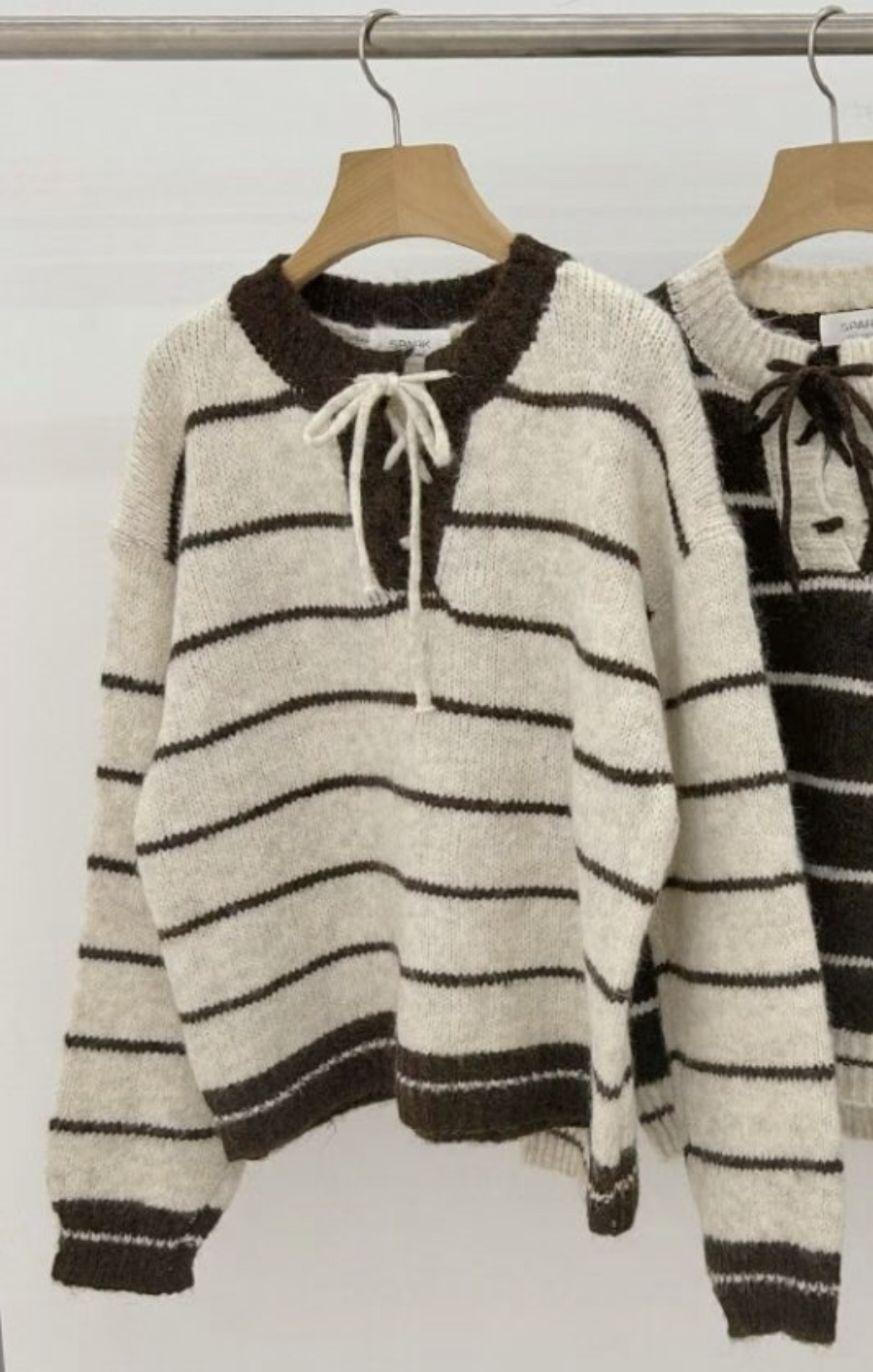 SPARK東大門㊣實拍女裝新款時尚熱賣人氣職業真品針織衫開衫SPARK針織衫圖色1