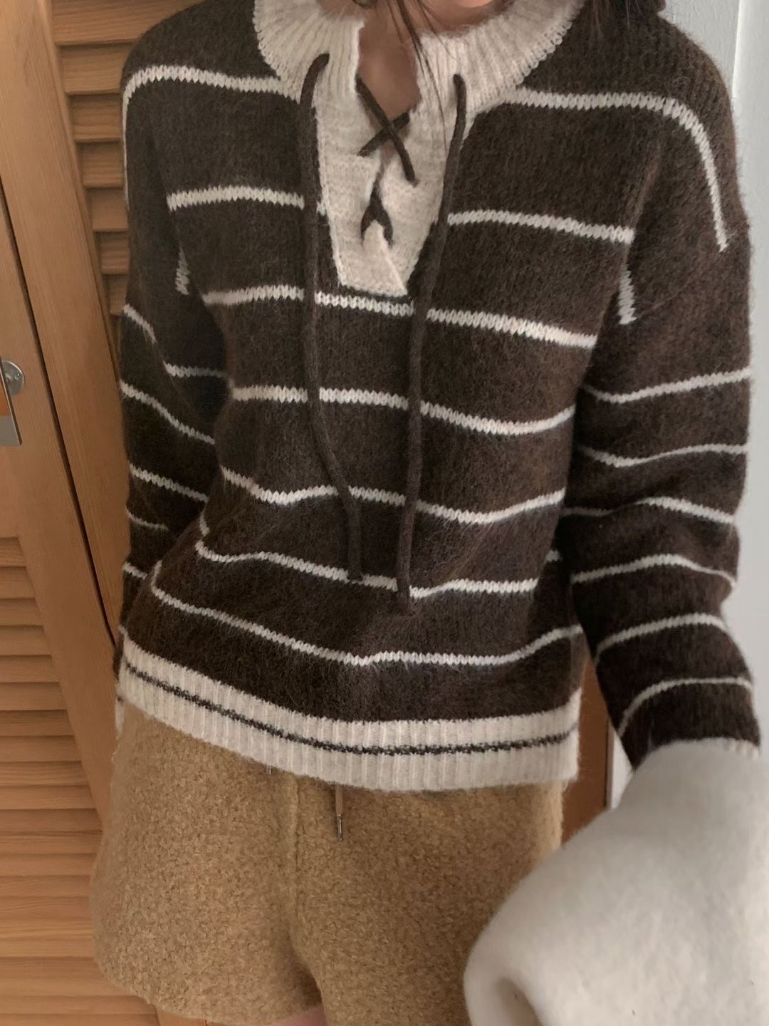 SPARK東大門㊣實拍女裝新款時尚熱賣人氣職業真品針織衫開衫SPARK針織衫圖色2