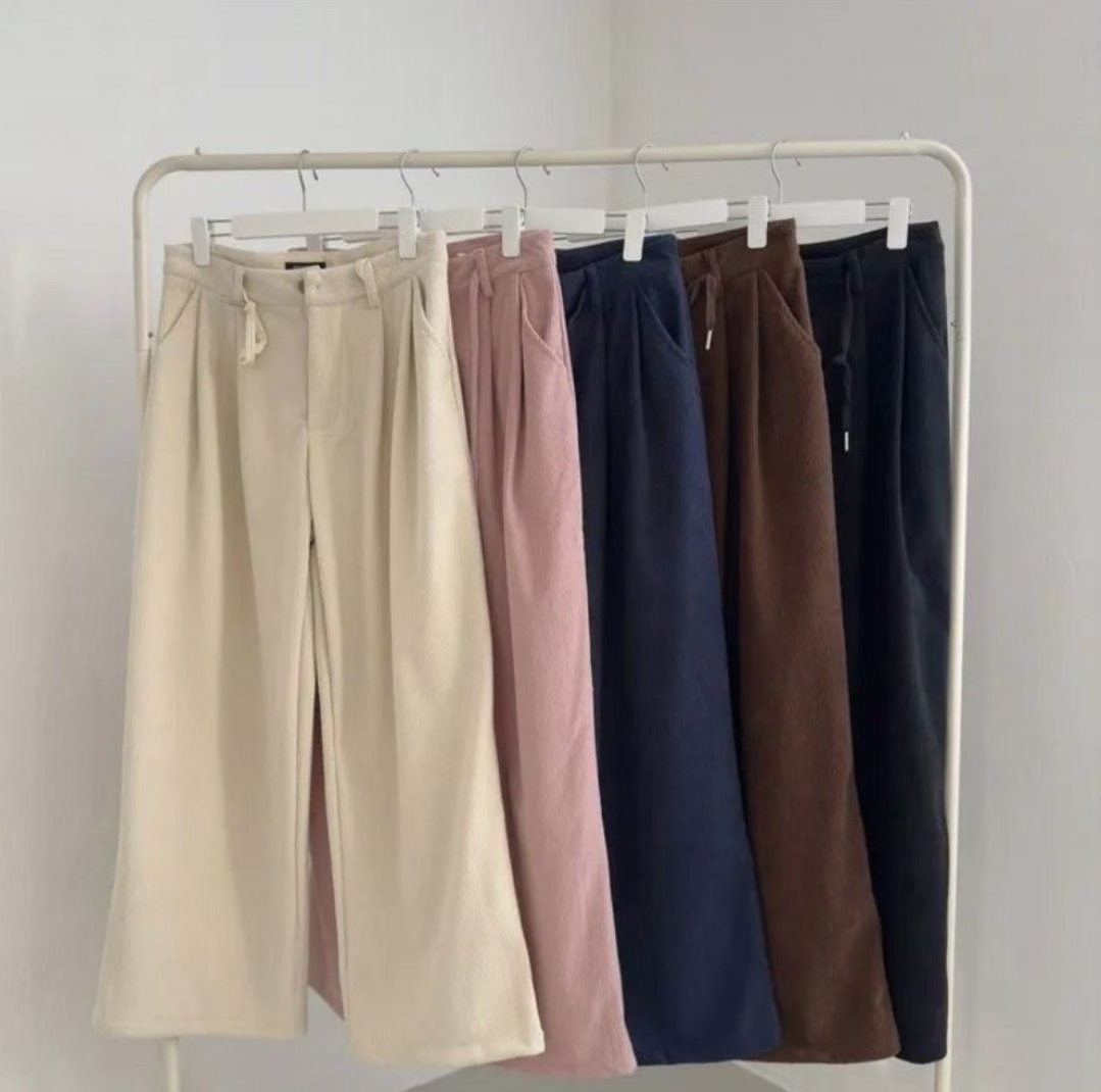 SPARK韓國代購㊣女士新品25秋冬休閑推薦真品熱賣職業休閑褲SPARK休閑褲圖色2左二色