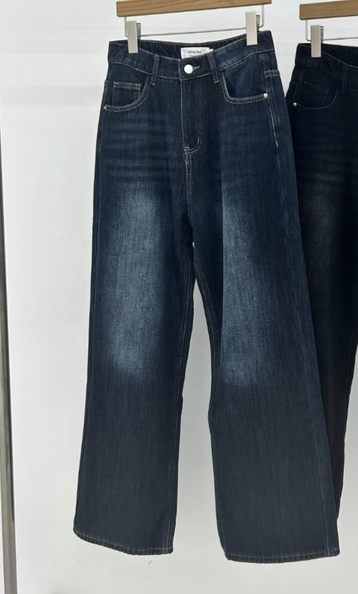 SPARK東大門㊣實拍女士新品真品休閑職業時尚推薦熱賣牛仔褲SPARK牛仔褲圖色1