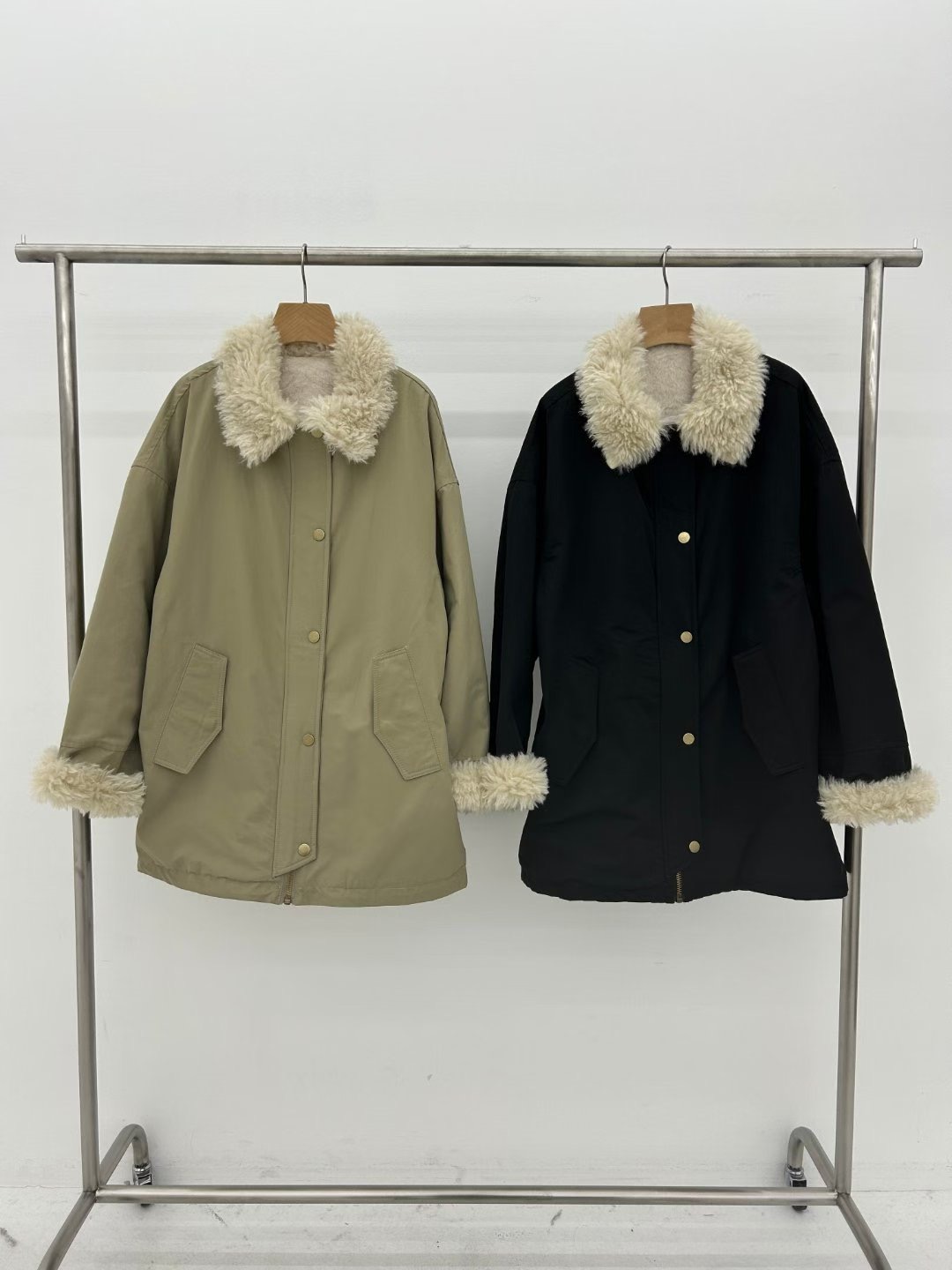 SPARK韓國直郵㊣女裝新品熱賣職業休閑推薦時尚人氣夾克棉絨SPARK夾克圖色2左二色