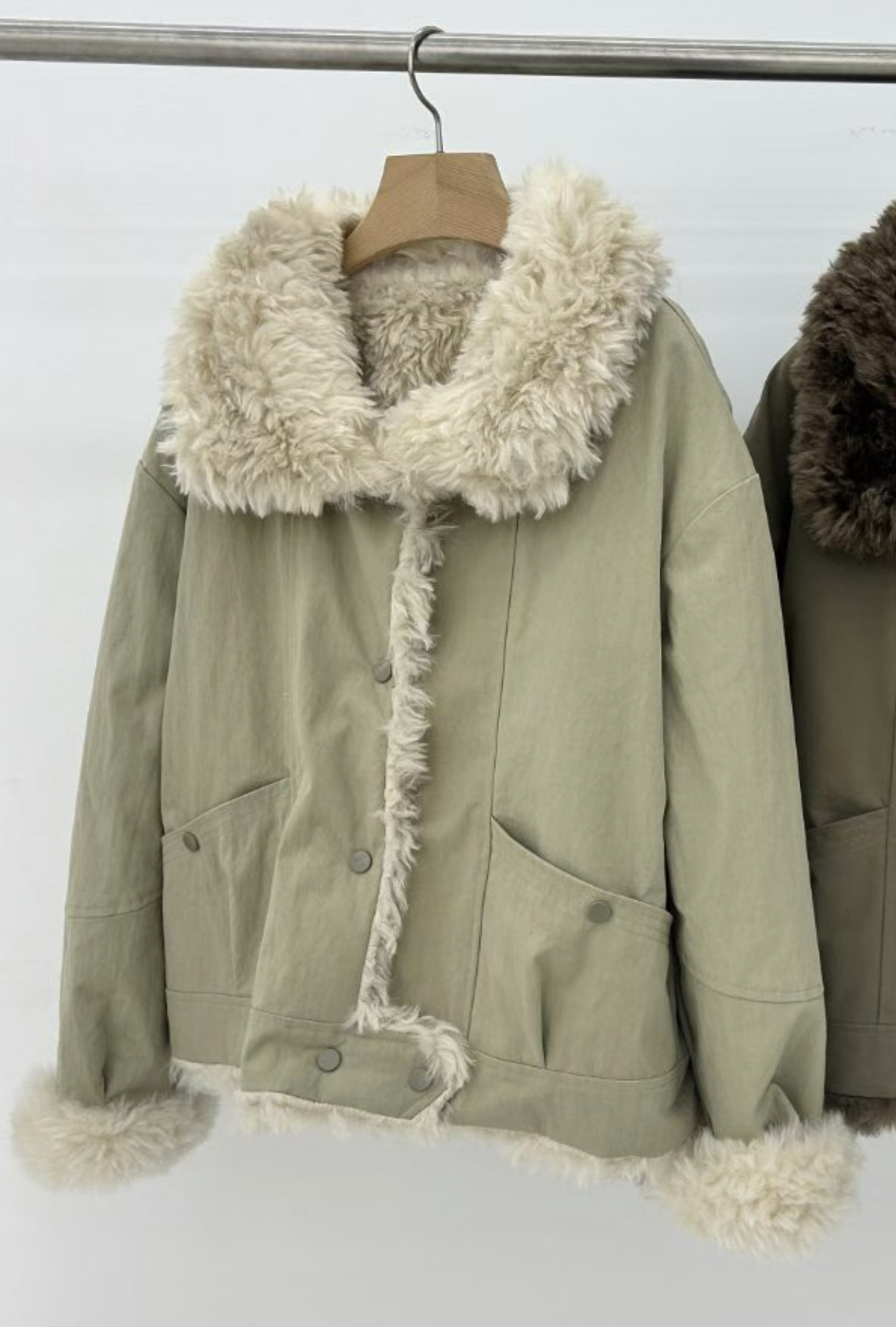 SPARK東大門㊣代購女士新款推薦人氣25秋冬熱賣職業真品夾克SPARK夾克圖色2