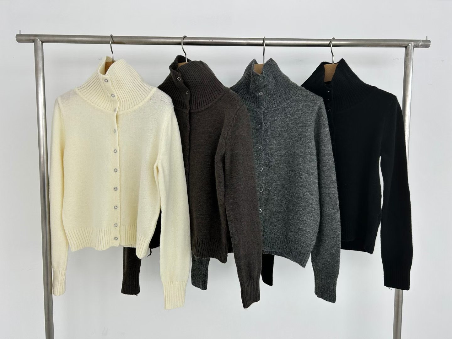 SPARK東大門㊣實拍女裝新品時尚職業人氣25秋冬推薦針織衫高領SPARK針織衫圖色3左三色