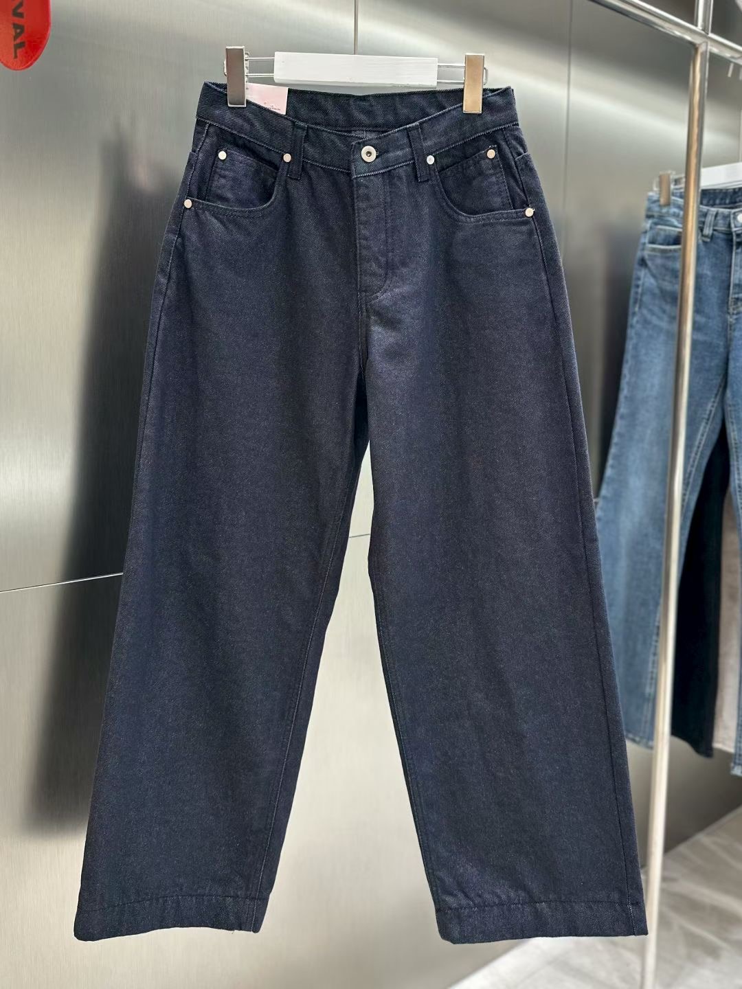 INDIGO-인디고-T東大門㊣代購女士新款時尚推薦牛仔褲拉絨INDIGO牛仔褲圖色1