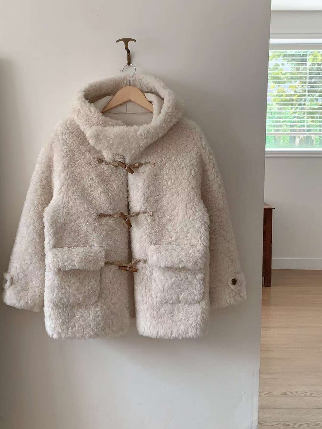 T.BLOSSOM東大門㊣實拍女裝新款時尚25秋冬中長款大衣羊毛T.BLOSSOM中長款大衣圖色1