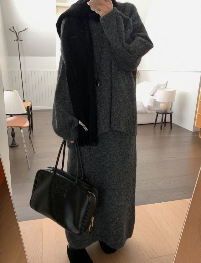 T.BLOSSOM韓國直郵㊣女裝新款人氣時尚職業真品套裝不含圍巾T.BLOSSOM套裝圖色2