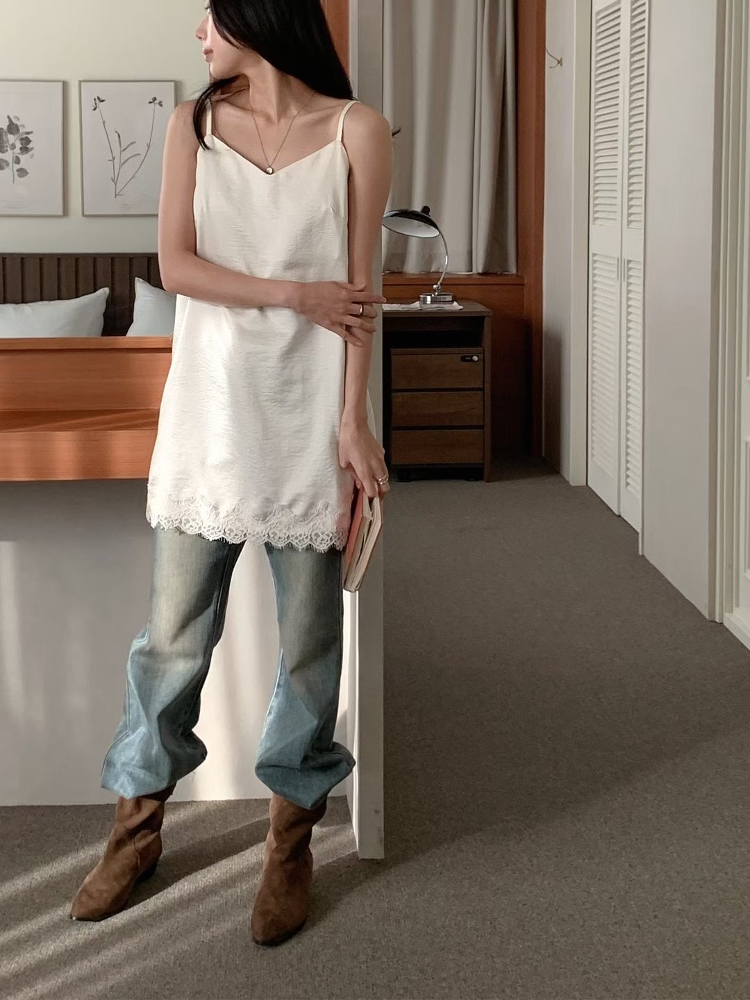 T.BLOSSOM韓國直郵㊣女士新品時尚職業人氣熱賣25秋冬連衣裙T.BLOSSOM連衣裙