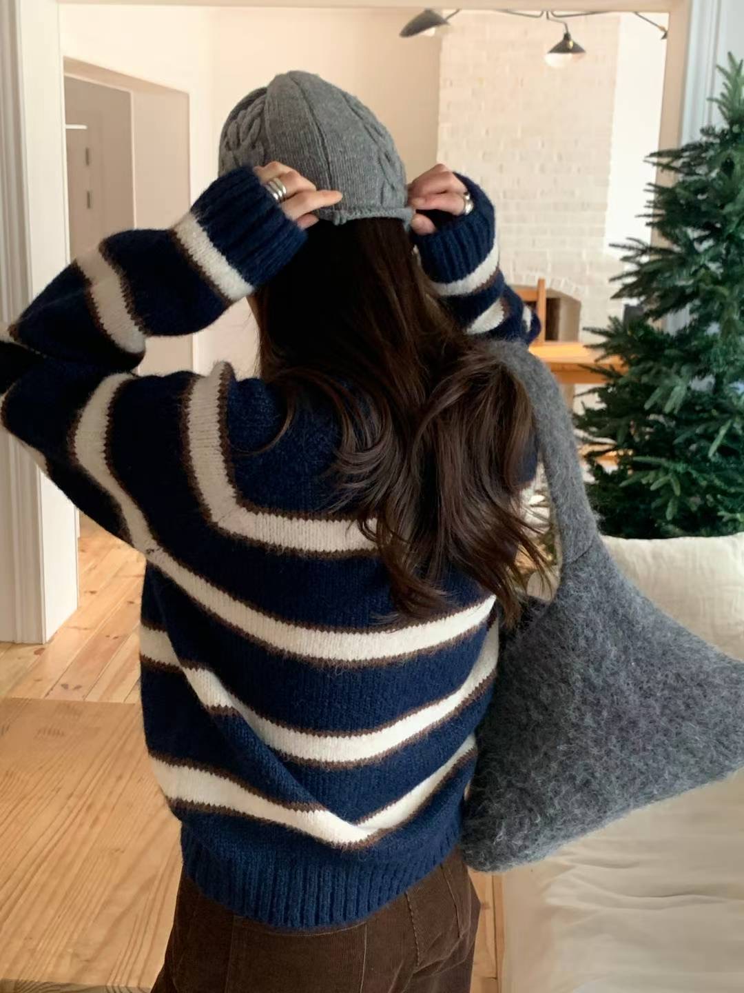 AREING東大門㊣代購女裝新款真品人氣職業推薦熱賣時尚針織衫AREING針織衫